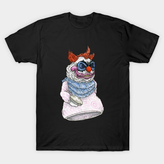 Fatso, Killer Klowns - Horror Hand Puppet T-Shirt by ScottBokma